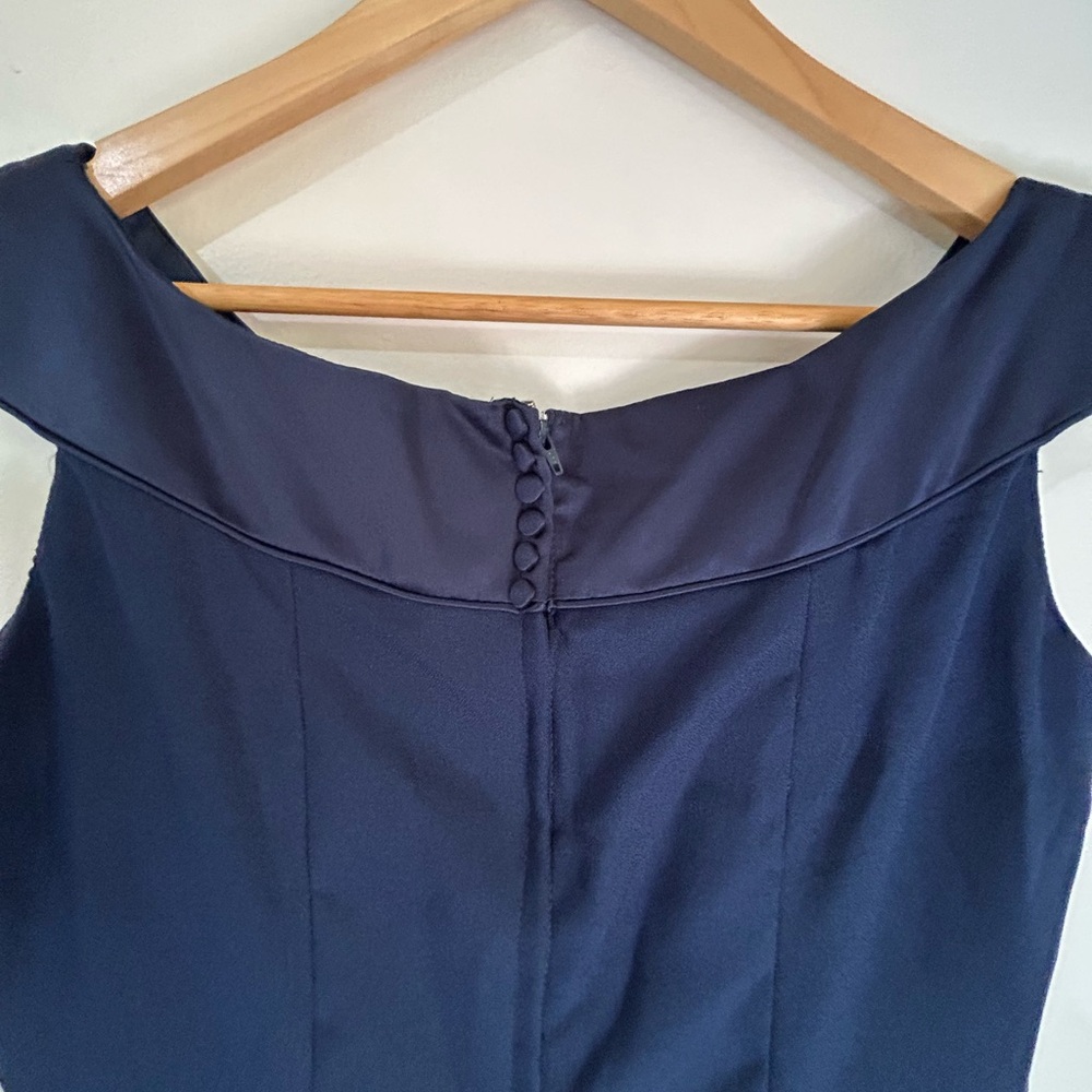 Alfred Angelo Midnight Blue Maxi Dress - Picture 12 of 12